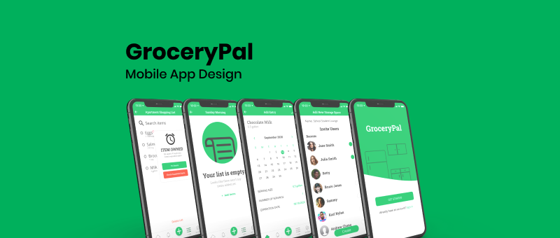 Preview of GroceryPal Mobile App