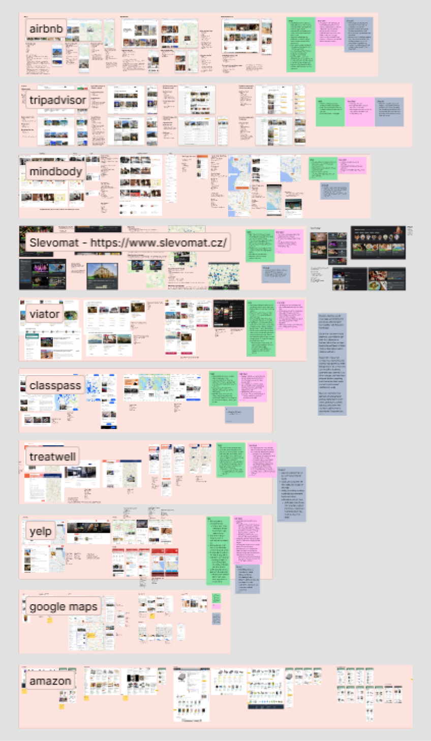 overview of competitors analyzed